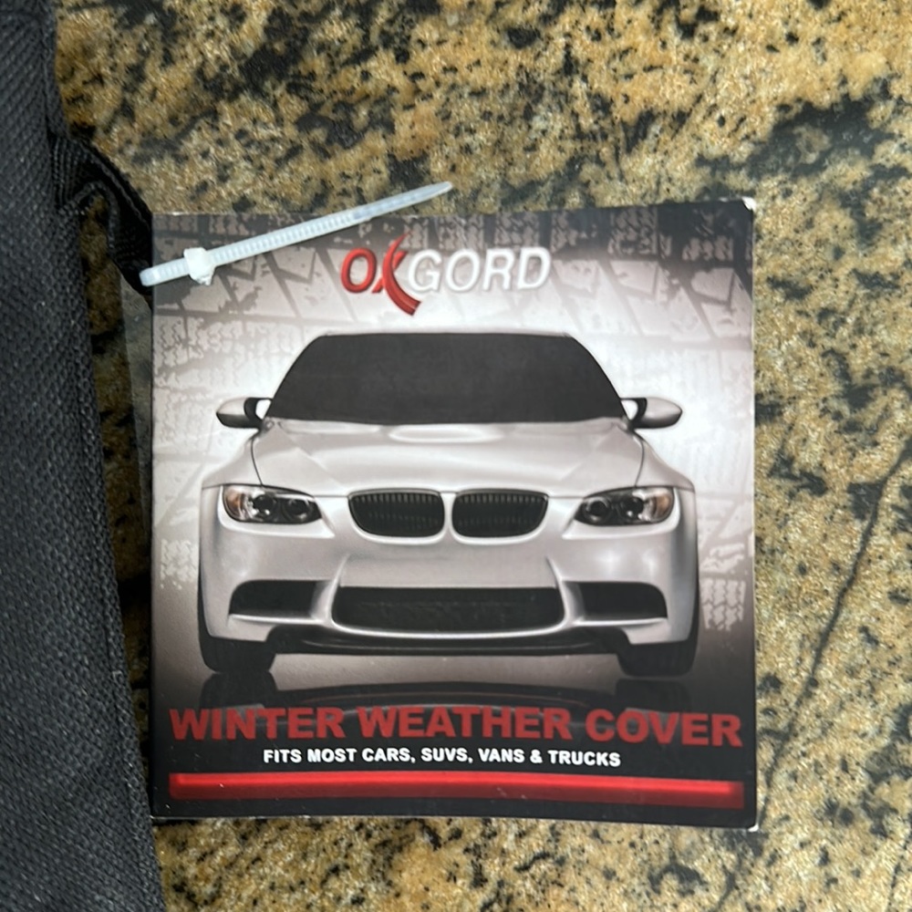 Thermal windshield cover for winter